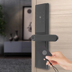 Fingerprint Password Entry Home Lock Smart Door Lock Digital Keypad Door Lock - Picture 1 of 23