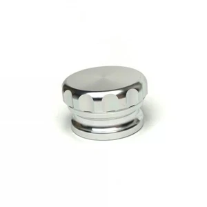 2.5” Weld On Filler Neck And Cap Oil Fuel Water Tank Silver Aluminum Alloy - Picture 1 of 4