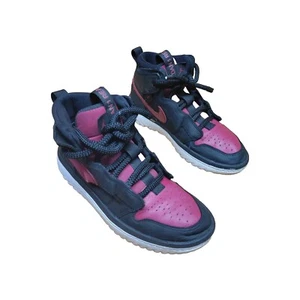 Size 8.5 - Jordan 1 High React Noble Red / Black Mens Shoes Bred Air Jordan - Picture 1 of 9