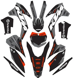 Graphic Kit for 2014-2016 KTM EXC XC XCF Stickers Decal Graphics - Picture 1 of 1