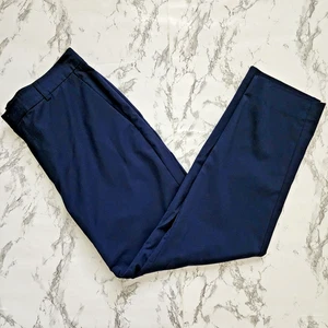 H&M Men's Blue Navy Dress Skinny Fit Dress Pants Slacks 34R Regular - Picture 1 of 14