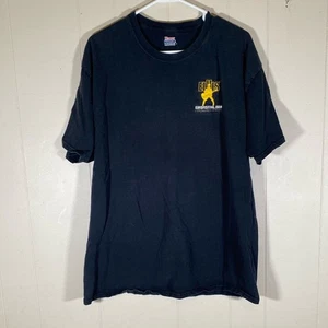 Faded Black embroidered Elvis festival T-Shirt for Men size XL unisex - Picture 1 of 10
