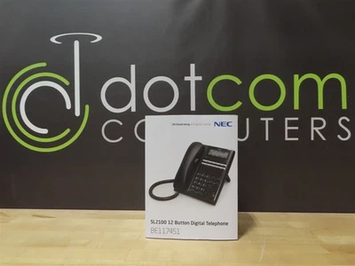 NEC SL2100 12 Button Digital Telephone IP7WW-12TXH-B1 TEL(BK) BE117451 NEW - Image 1 of 4