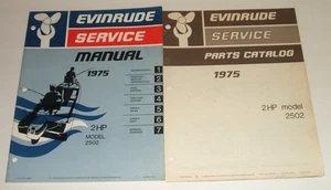 Evinrude 1975 2 hp manual de servicio y catálogo de piezas fueraborda Omc taller de reparación de 2 hp - Imagen 1 de 8