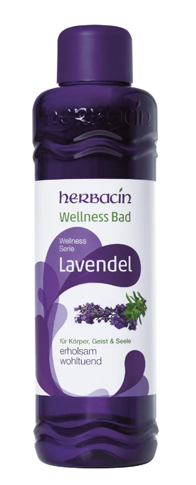 Herbacin Wellnessbad - Lavendel - Bad Schaumbad - Entspannung, Auszeit