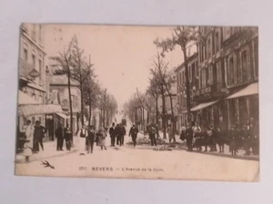 CPA 58 NEVERS - L'Avenue de la Gare - Imagen 1 de 2