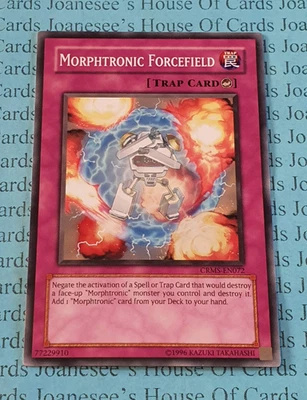 CRMS-EN072 Morphtronic Forcefield Yu-Gi-Oh Card Unl New - Image 1 of 3