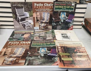 Modelli di sedie per prato e patio in macramè lotto di 9 libri  - Foto 1 di 10
