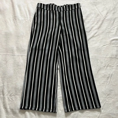 Ann Taylor size 2P Woman's Striped wide leg pants chic flowy Palazzo style - Image 1 of 4