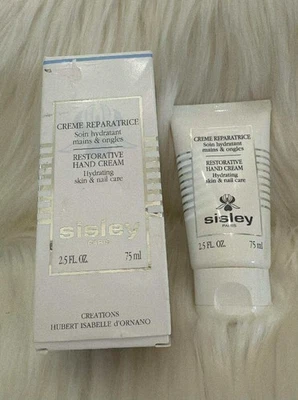 Crema de Manos Restauradora Sisley 2.5oz Hidratante Cuidado de la Piel y las Uñas 90 Caja Dañada Foto 1 de 4