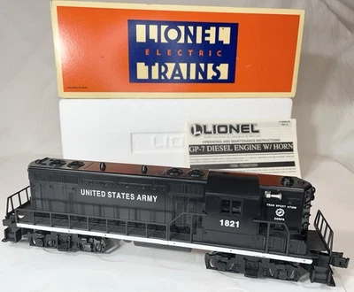 Lionel 6-18840 O Gauge U.S. Army GP-7 Diesel Locomotive #1821 LN/Box/Tested-NICE - Image 1 of 4