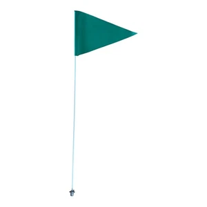 JLP 3.5 Ft Tall 1/4 In pole 10x12 Teal Whip Flag Heavy Duty - Bild 1 von 8