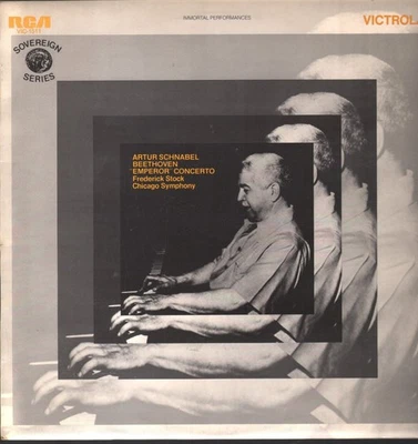 VIC1511 Artur Schnabel Beethoven "emperor" Concerto LP vinyl UK Rca Victrola - Image 1 of 3