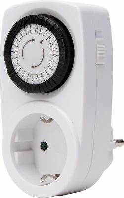 Kopp 195302071 Mini Tageszeitschaltuhr mechanisch Zeitschaltuhr Berührungs - Bild 1 von 4