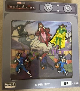 Juego de 6 prendedores esmaltados WandaVision exclusivo de Amazon - MARVEL STUDIOS - Imagen 1 de 2
