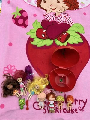 Muñecas Strawberry Shortcake 4 Hasbro 2008, manta, 4 de colección LOTE CASA MUÑECAS AÑOS 80 Foto 1 de 4