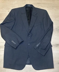 Stafford Wool Suit Jacket Men’s Size 44R Gray Sport Coat - Picture 1 of 9