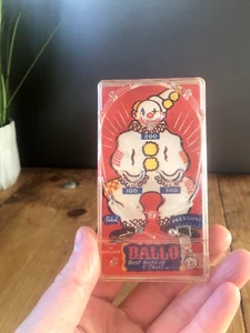 RARE VINTAGE 60'S SELCOL BALLO CIRCUS CLOWN PINBALL BAGATELLE HANDHELD TOY GAME - Picture 1 of 6