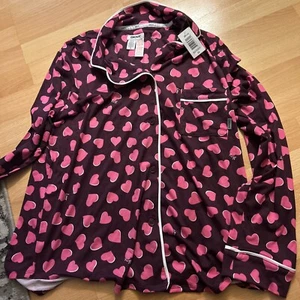 DKNY Ladies Berry Pyjama Top Medium - Picture 1 of 5