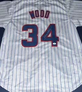 Kerry Wood Signed Pinstriped Chicago Cubs Jersey JSA Witness COA - Picture 1 of 1