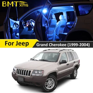 18x Blue Interior LED Lights Bulbs Package for Jeep Grand Cherokee WJ 1999-2004 - Picture 1 of 10