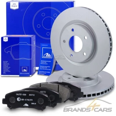ATE BREMSSCHEIBEN Ø296 BELÜFTET +BREMSBELÄGE VORNE FÜR NISSAN QASHQAI X-TRAIL 2