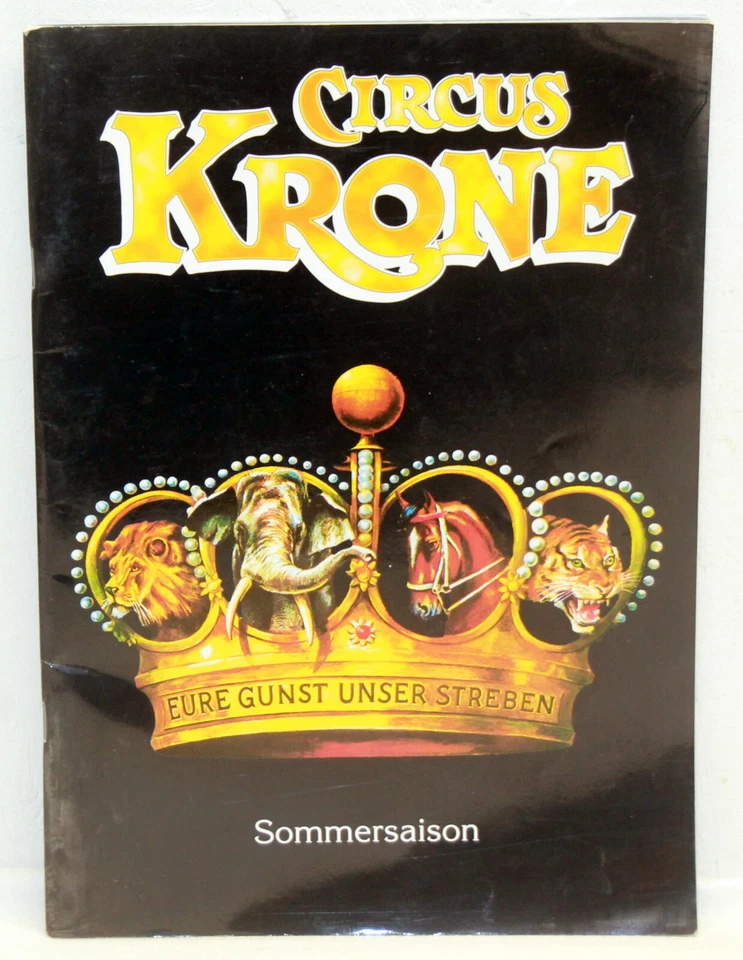 Programmheft CIRKUS KRONE Sommersaison - Bild 1 von 1
