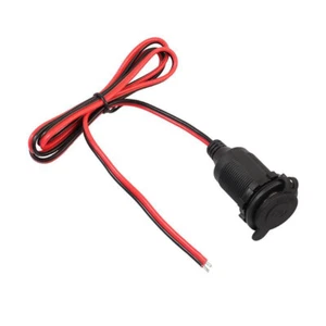 A75C Einbau Steckdose KFZ LKW Zigarettenanzünder Wasserdicht Adapter Kabel 12/24 - Bild 1 von 11