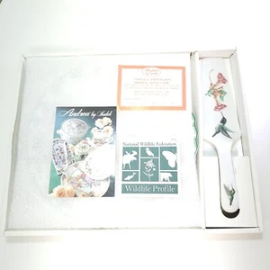 Andrea von Sadek Fine China Porzellan 10" Kuchenteller & Servierer Set Kolibri - Bild 1 von 7