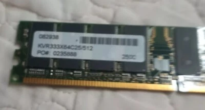 KINGSTON KVR333X64C25/512 512MB DDR 333MHz non-ECC (#1) - Image 1 of 4