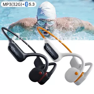 NEU Knochenschall Kopfhörer Bluetooth 5.3 Open-Ear Kabellos Sport Kopfhörer IPX8 - Bild 1 von 36