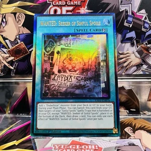Yugioh WANTED: Seeker of Sinful Spoils RA03-EN074 (Texture) PUR 1st Ed Near Mint - Picture 1 of 1