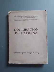 Salustio - Conjuracion de Catilina - UNAM 1944 - Bilingue - Picture 1 of 4