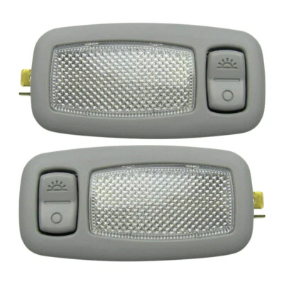 Left+Right Fit for Hyundai i45 YF Sonata 2011-2015 Interior Vanity Lamp Gray New Foto 1 de 4