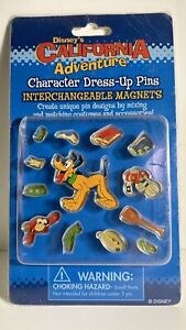 Disney's California Adventure Character Dress Pins Goofy 11 Piece Set