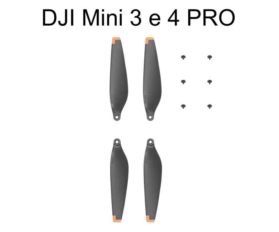 DJI Eliche originali Mini 3/Mini 3/Mini 4 Pro - ORIGINALI DJI 2 Paia (4 eliche)