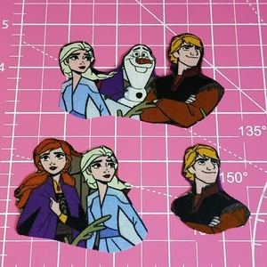 Frozen Fabric Iron-On Applique Patches For Kids, Jacket Sister Forever - Picture 1 of 14