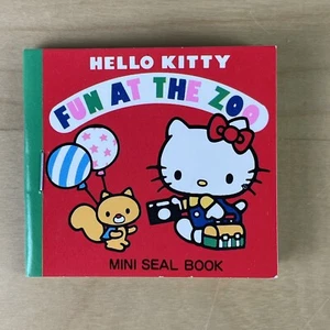 Sanrio Hello Kitty Mini  Sticker Book Fun At The Zoo 1976 NEW Vintage Nice! - Picture 1 of 4