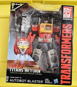 Transformers Titans Returns Twin Cast & Autobot Blaster Hasbro NIB Leader Class - Picture 1 of 2