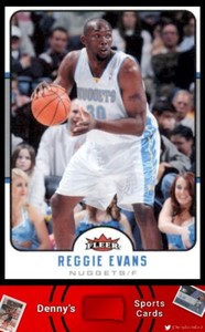 2006 Fleer #44 Reggie Evans Denver Nuggets Basketball Card