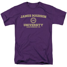 James Madison University Adult T-Shirt Circle Logo, Purple, S-4XL