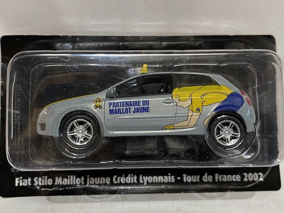 NOREV Fiat Stilo Maillot Credit Lyonnais 2002 Tour France 1:43 auto Diecast - Immagine 1 di 1