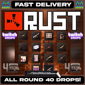 RUST Twitch Drops - ALL AVAILABLE SKIN IN Round 40 - SKIN - WEAPON- DOOR FURNACE - Picture 1 of 1