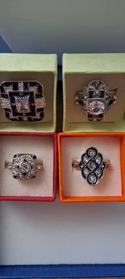¡RELLENOS DE STOCK!!!! Anillos plateados talla 7 Foto 1 de 4