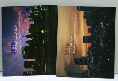 2010 US MINT UNCIRCULATED BU P&D 28 COIN SET Philadelphia and Denver Mint.. - Image 1 of 4