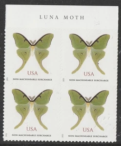 US 6031 Butterfly Luna Moth NMS header block 4 MNH 2025 - Picture 1 of 1