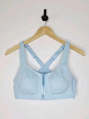 Sujetador deportivo Victoria's Secret Knockout cierre frontal para mujer talla 36C azul Foto 1 de 4