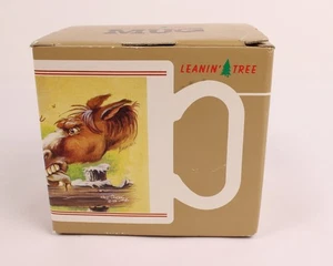 Leanin Tree Western Tasse I only Get Mean and Nasty 1993 MGW142 mit Box - Bild 1 von 13