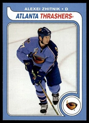 2008-09 O-Pee-Chee 1979-80 Retro Alexei Zhitnik Atlanta Thrashers #168 - Image 1 of 2