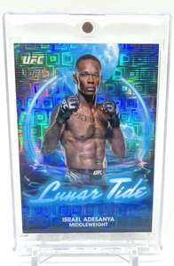 Israel Adesanya 2025 Topps Midnight UFC Lunar Tide Moonrise /25 #LT-8 - Picture 1 of 2